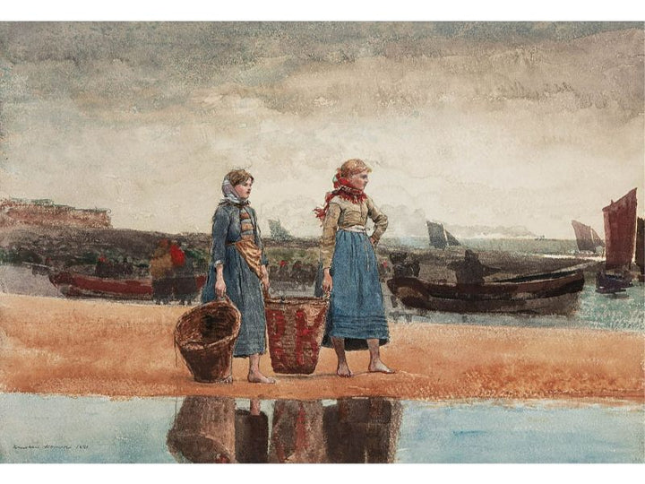 Two Girls at the Beach, Tynemouth
