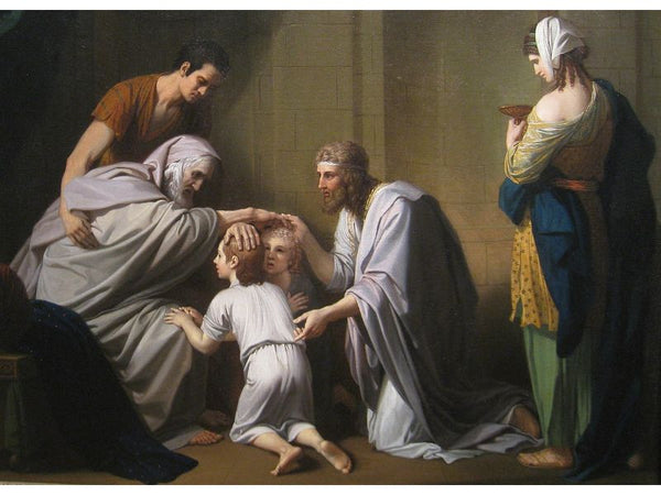 Jacob Blessing Ephraim and Manasseh