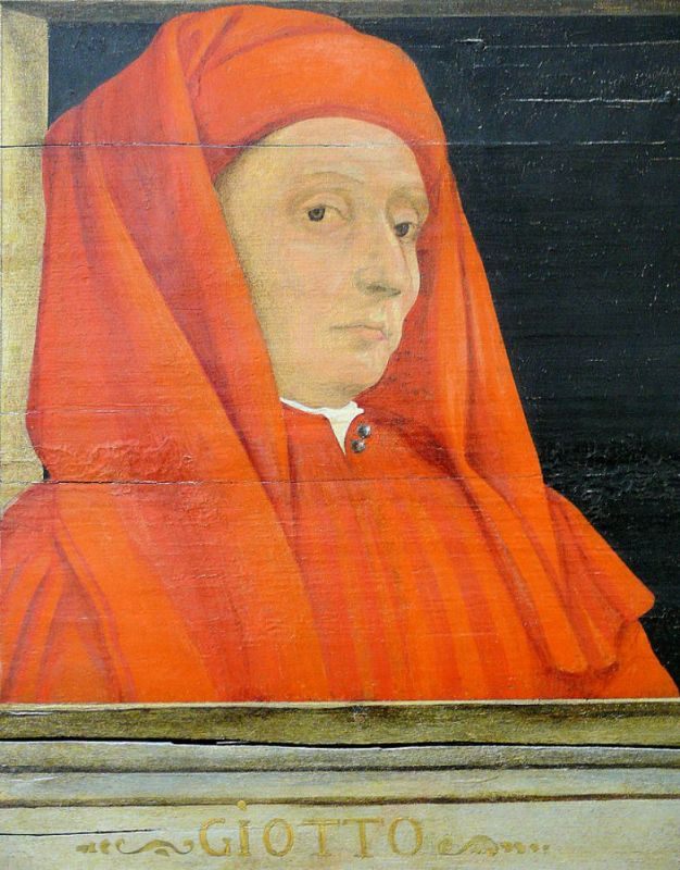 Giotto di Bondone Self Portrait 