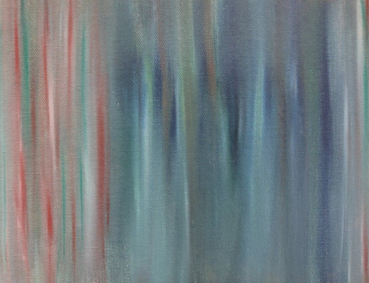 Abstract Rain Oil Painting 