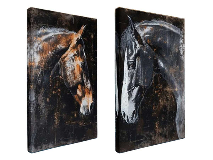 2 Panel horse Art