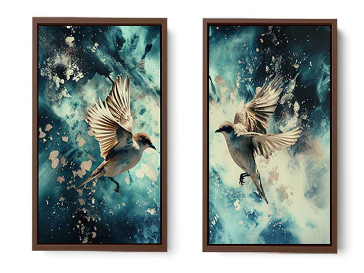 Bird Panel  Art Set