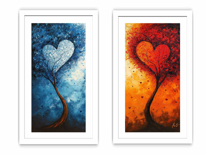 Twisting Love Trees Art Set