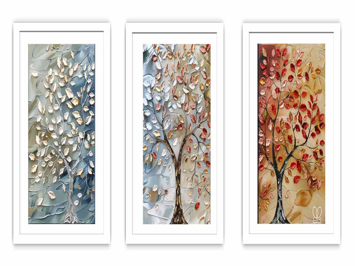 3 Piece Tree Art Painting Set