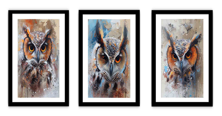 Owl Panel Art