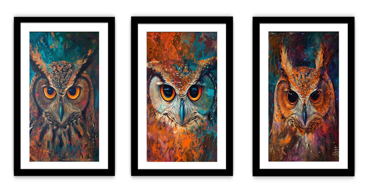 Owl Art Set