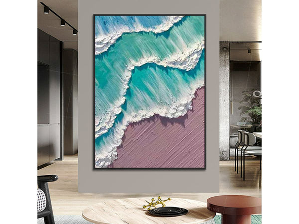  Abstract  Beach Art Painting