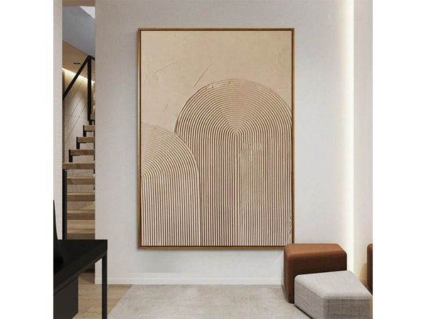 Brown Modern Abstract Painting