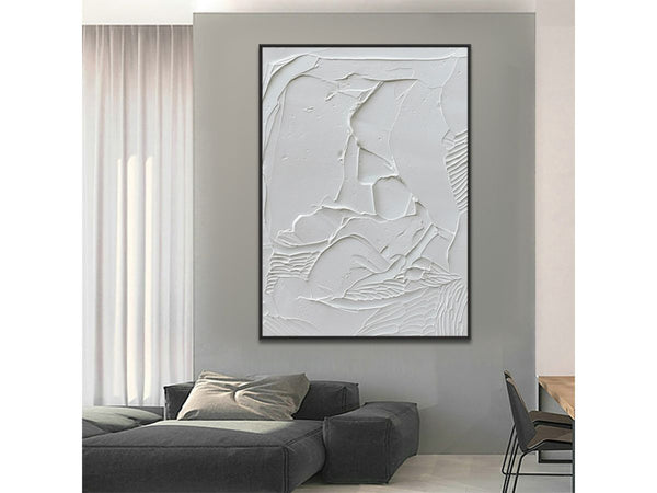 Modern  Abstract Grey Painting