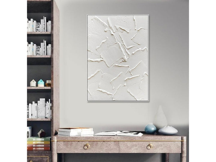 Abstract Modern Grey Painting-1
