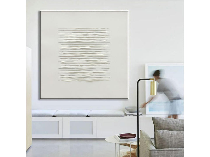 Modern Abstract Line Painting