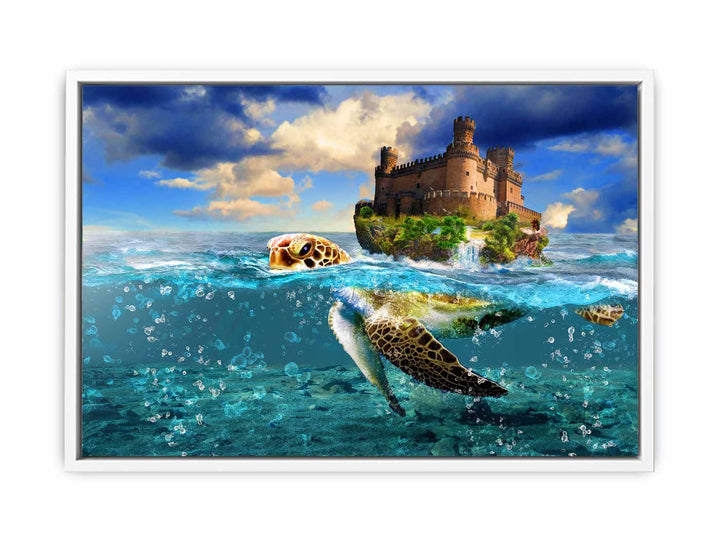 Turtle and Castle Painting 