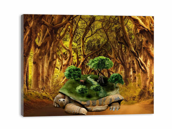 Turtle Tree Painting 