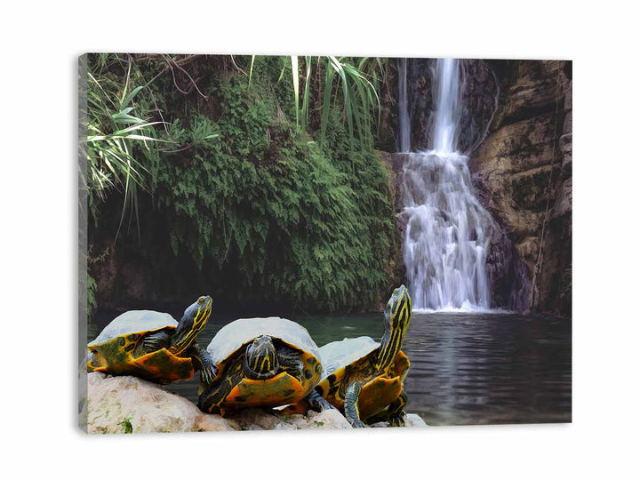 Turtle Oil Painting 