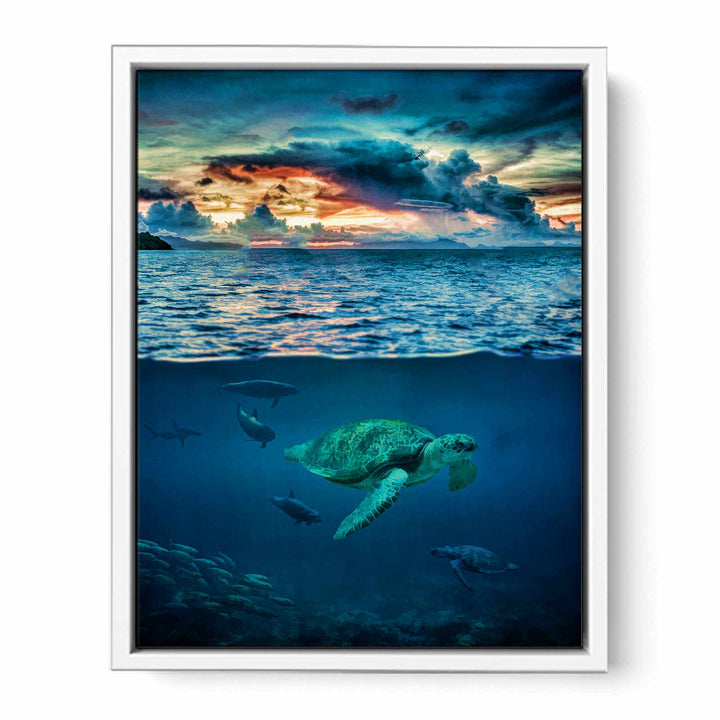 Turtle  Wall art Oil Painting 