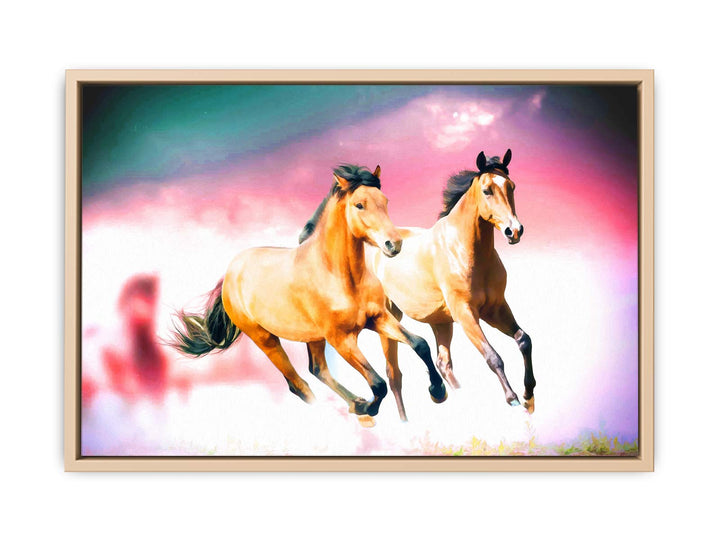 Running Horse Art Painting 