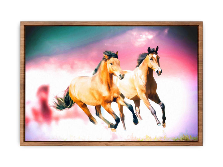 Running Horse Art Painting 