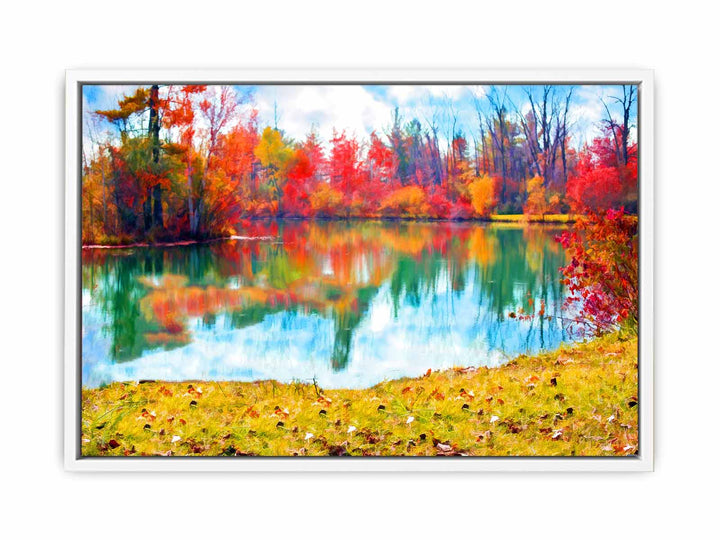 Fine Art Lake Painting 