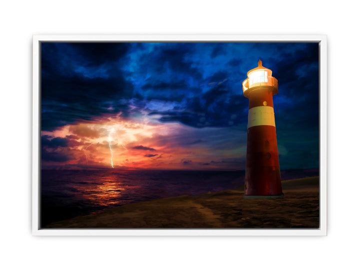 Lighthouse Lightning Painting 