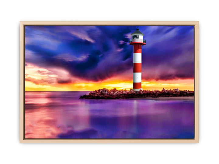 Beautiful Lighthouse Painting 