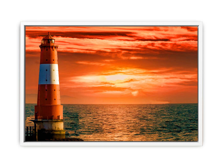 Sea Lighthouse Painting 