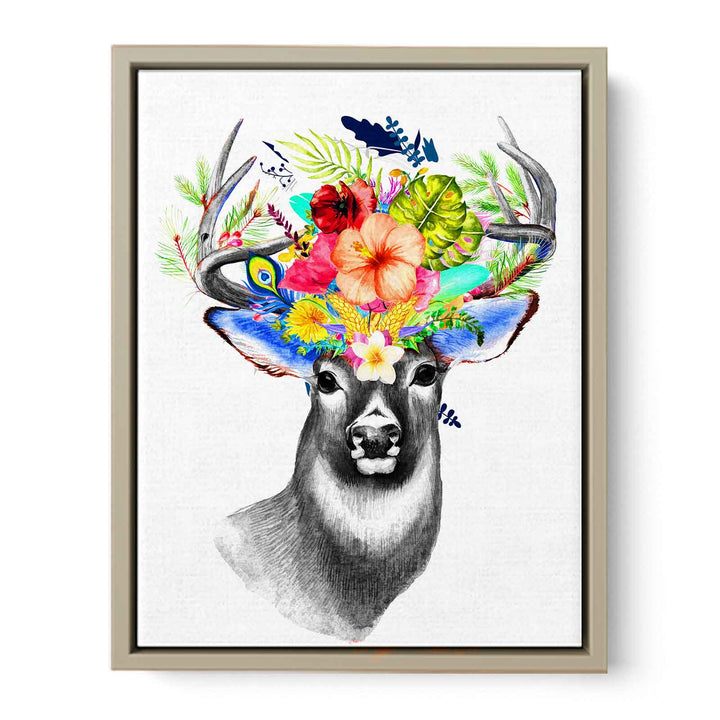 Animal Stag Painting 