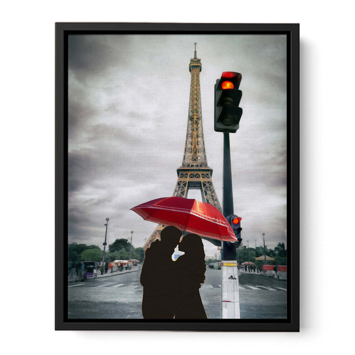 Eiffel Tower Love Painting 