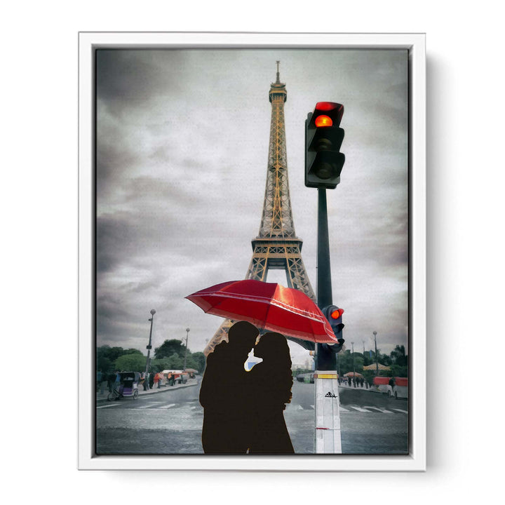 Eiffel Tower Love Painting 