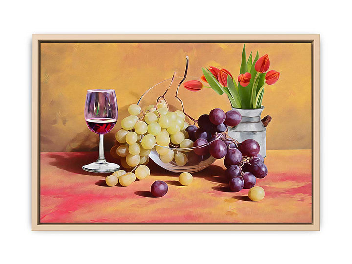 Wineglass Still Life Painting 