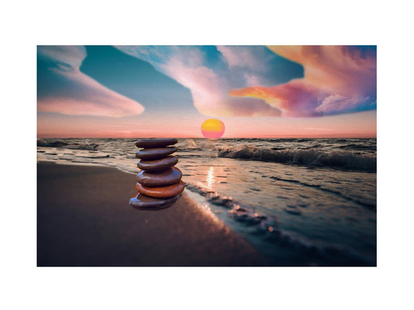 Stacking Stones Painting