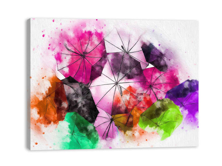 Umbrella Abstract Painting 