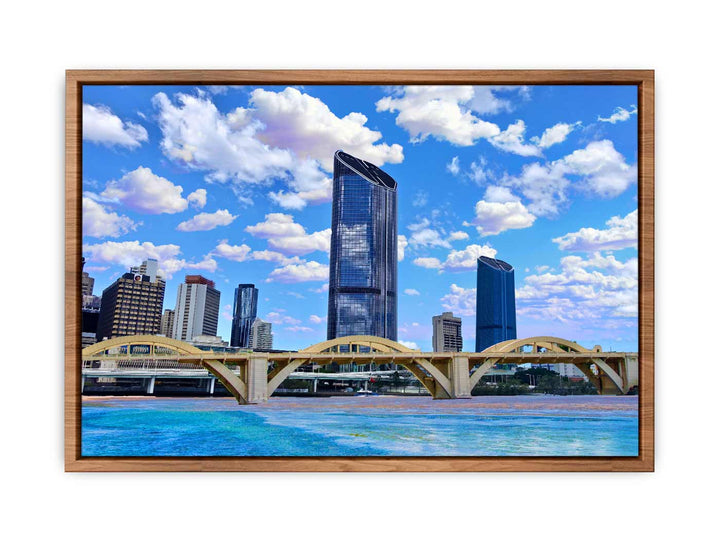 Brisbane River Bridge Painting 