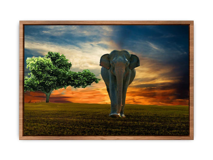 Elephant  & Tree Painting 