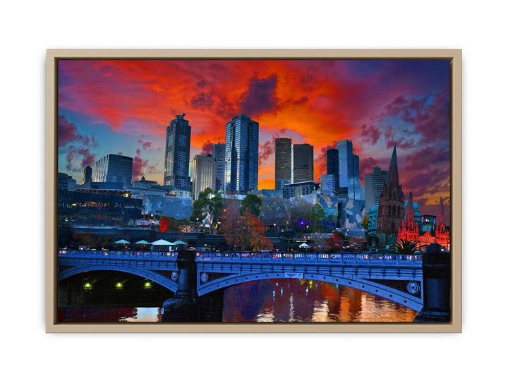 Melbourne City  Painting 