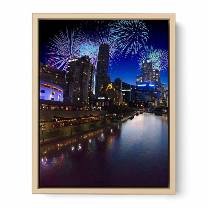 Melbourne Yarra River Painting 