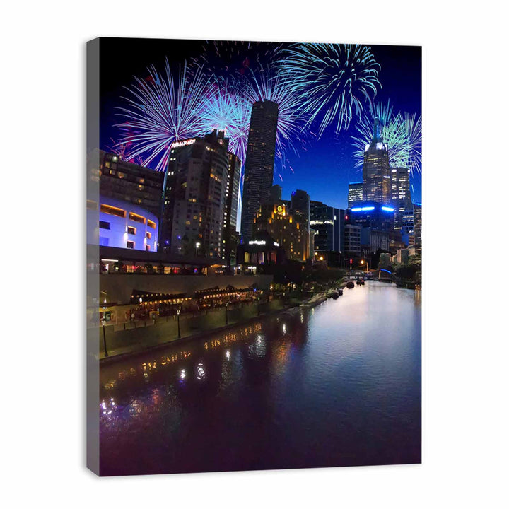Melbourne Yarra River Painting 