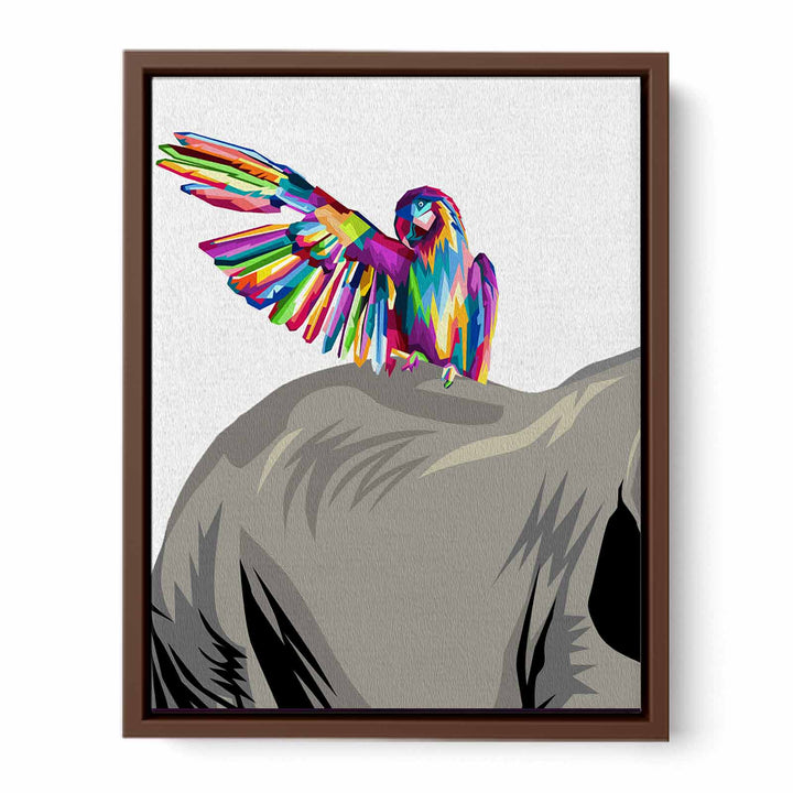 Elephant Parrot Painting 
