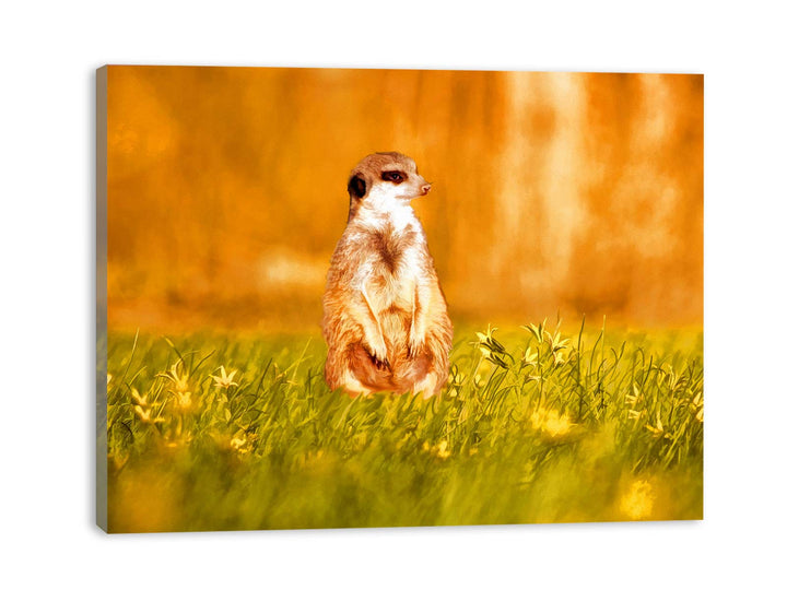 Standing Meerkat Painting 
