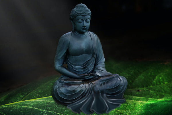 Buddha Blue Painting