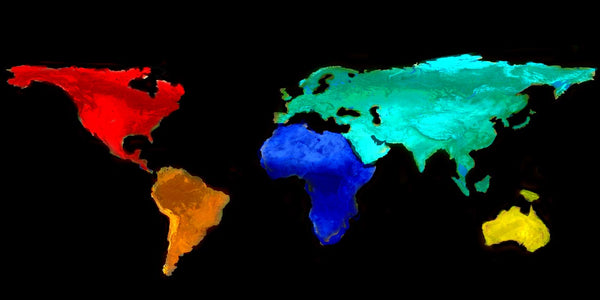 Color Full Worldmap Painting