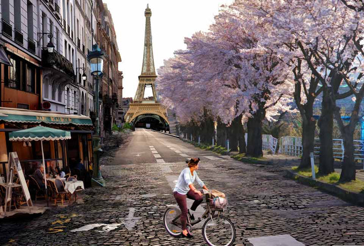 Eiffel Tower Parisstreet Painting