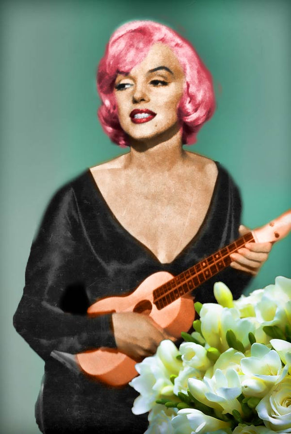 Marilyn Guitar Painting