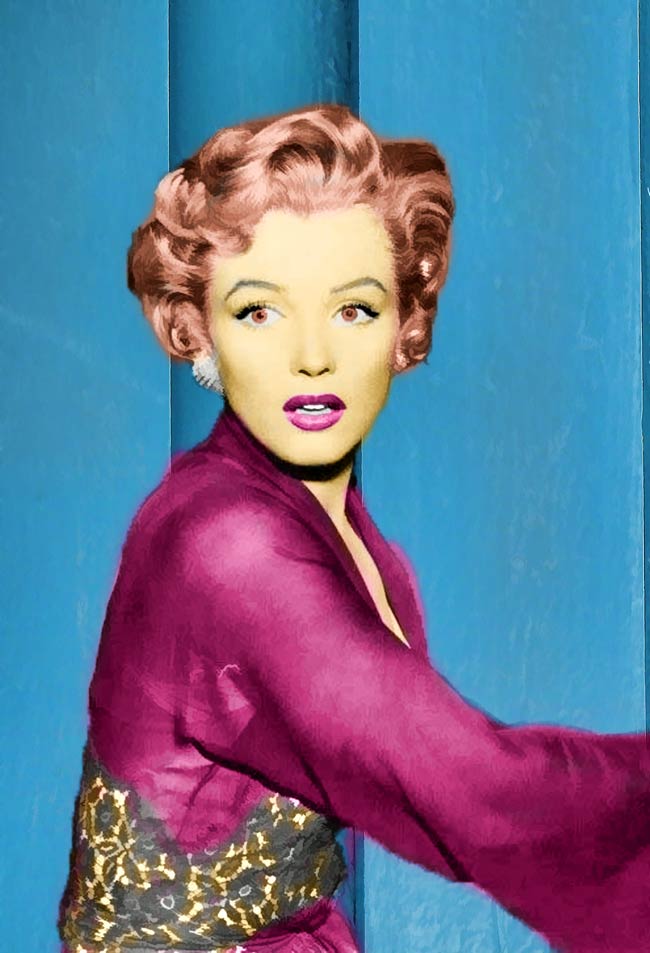 Marilyn Brown Hair Painting