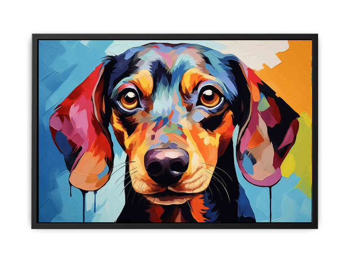 Dog Modern Art Painting