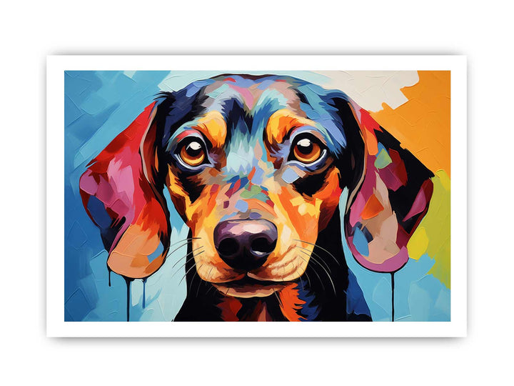 Dog Modern Art Painting