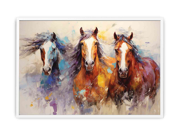 Horses Modern Art Painting