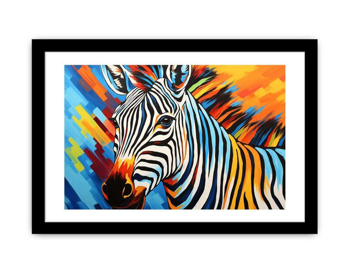 Modern art Zebra Painting