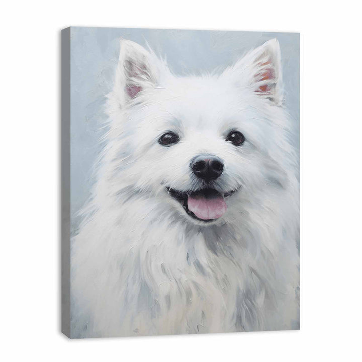 White Dog Modern Painting