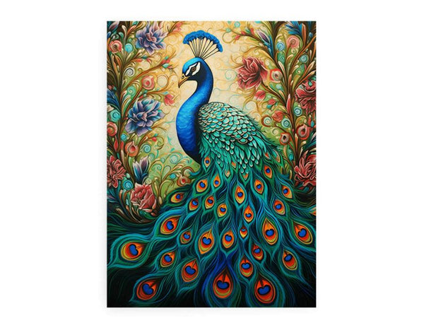 Peacock Modern Art Painting