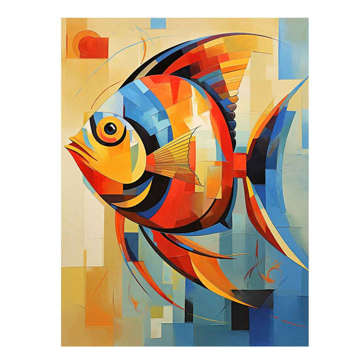 Fish Modern Art Painting